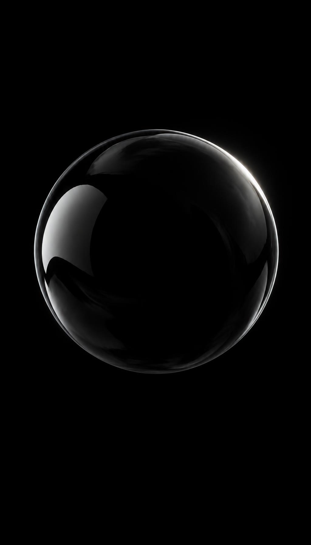 Void Sphere iPhone wallpaper