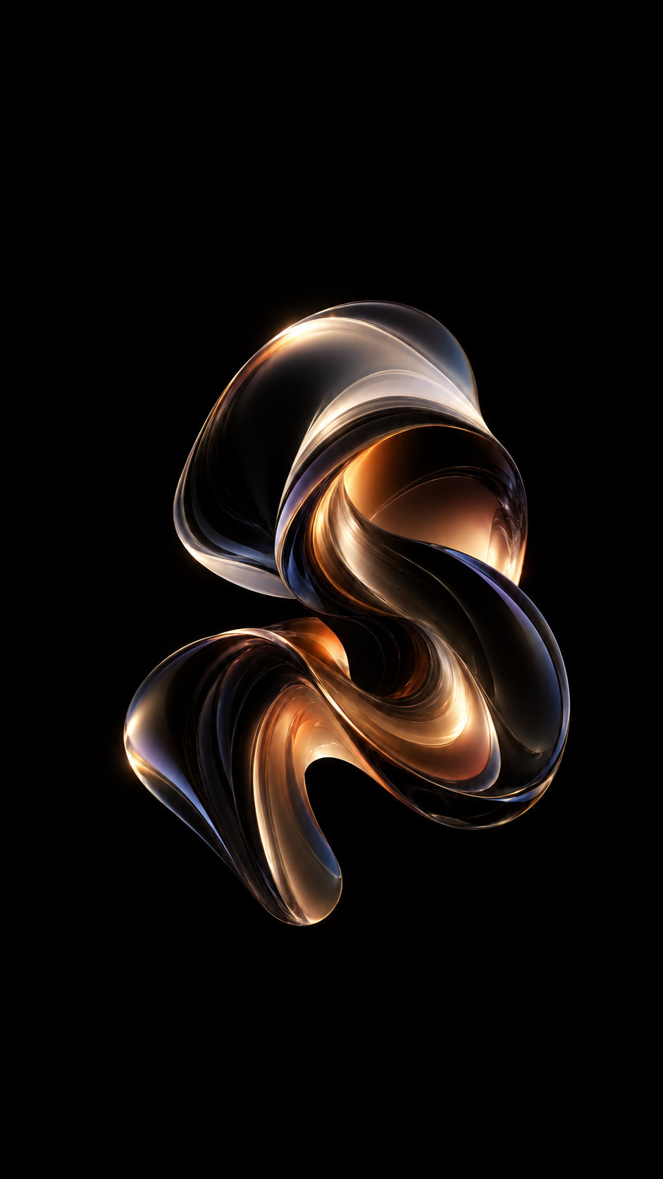 Golden Fold iPhone wallpaper