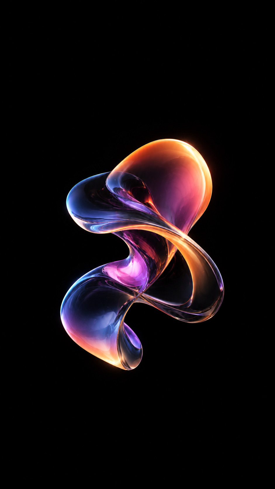 Prism Ribbon iPhone wallpaper