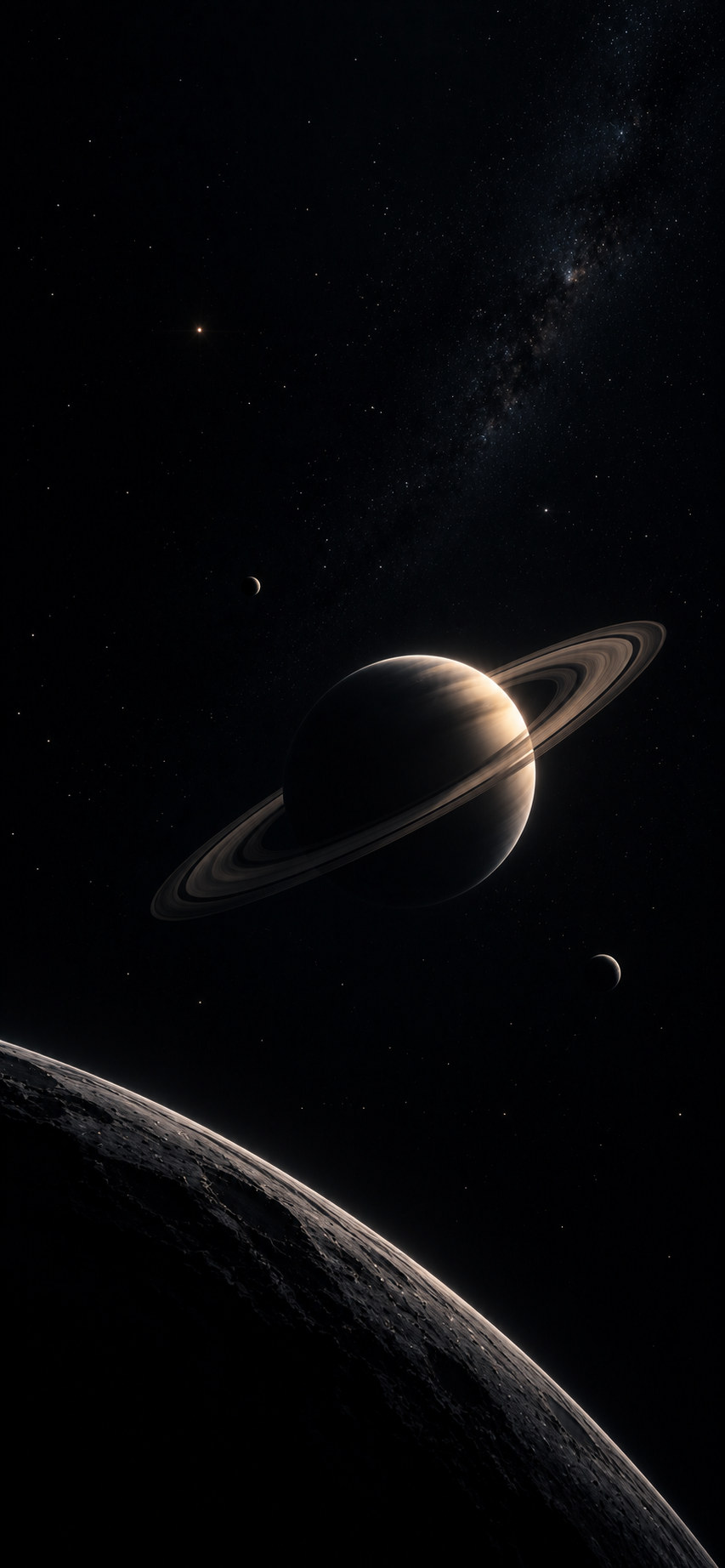 Ringed Silence iPhone wallpaper